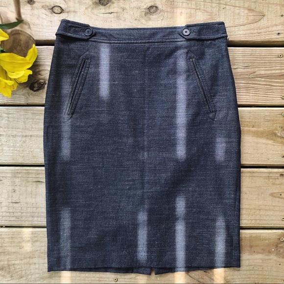 LOFT Dresses & Skirts - Loft Soft Chambray Pencil Skirt